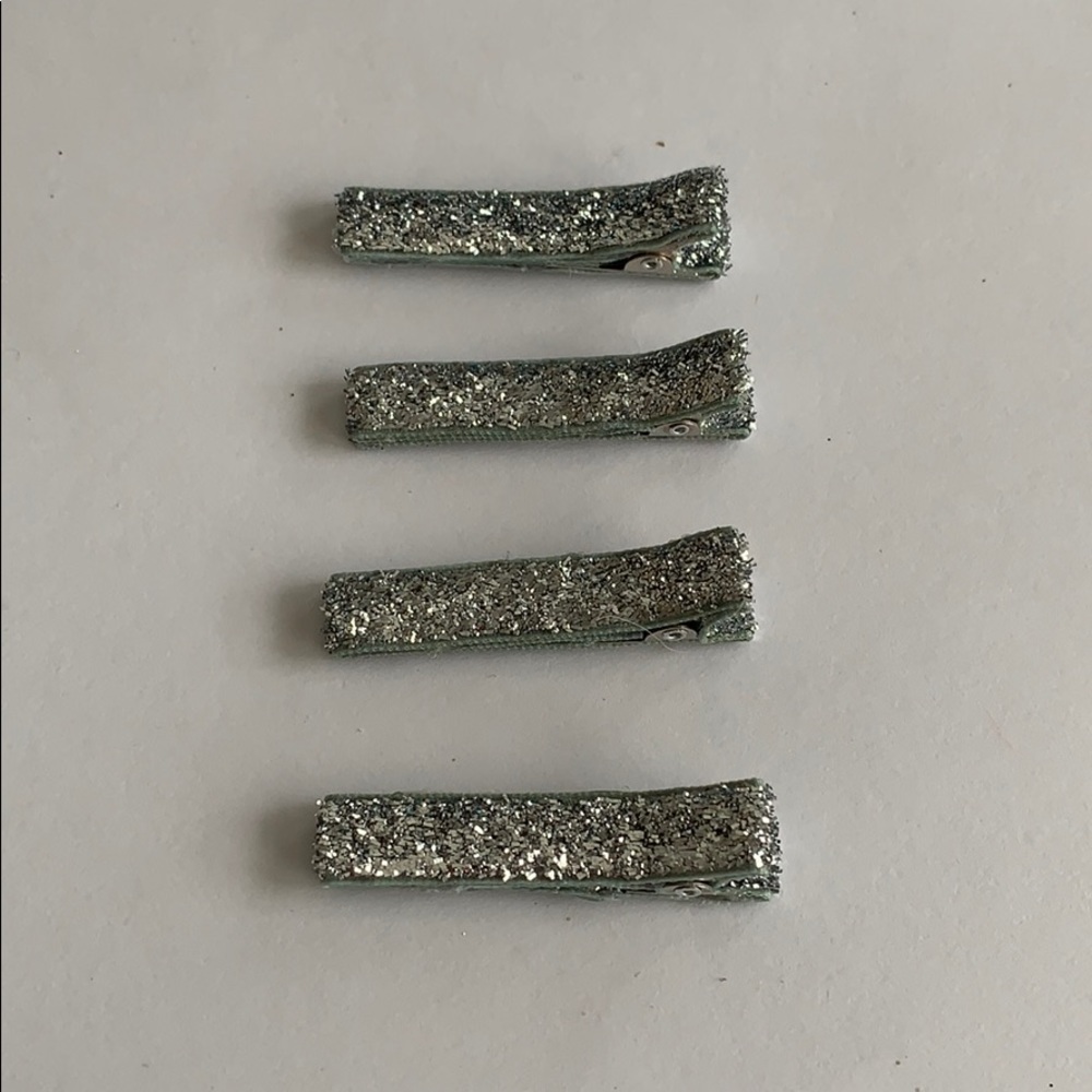 4-silver hair clip